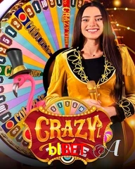 Crazy Time live game no blbet cassino com entretenimento ao vivo para jogadores do Brasil