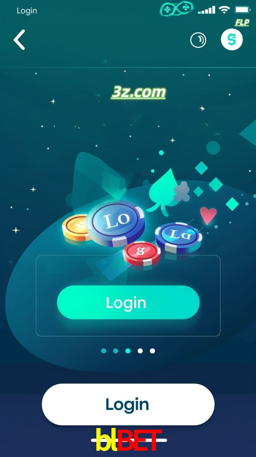 Login no aplicativo de cassino online blbet Brasil com bônus de boas-vindas